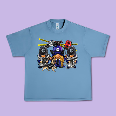 Police Gnome Urban Heavy Tee Designed By Barkaloodesign