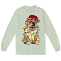 Matcha christmas bulldog Long Sleeve Tee - RanaPortraitStore