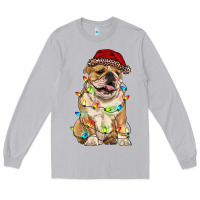 Moon Dust christmas bulldog Long Sleeve Tee - RanaPortraitStore