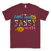 Burgundy western little miss sassy pants Classic Tee - Zillion Design Studio