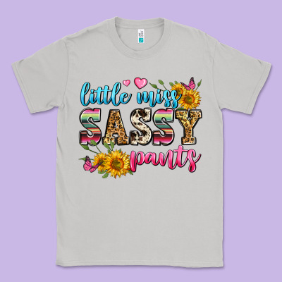 Western Little Miss Sassy Pants Classic Tee Designed By Zillion Design Studio
