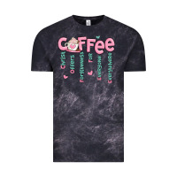 Cloud Black coffee and christ Vintage Tee - MaliasSmallBusiness