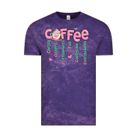 Cloud Purple coffee and christ Vintage Tee - MaliasSmallBusiness