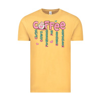 Vintage Mustard coffee and christ Vintage Tee - MaliasSmallBusiness