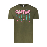 Vintage Olive coffee and christ Vintage Tee - MaliasSmallBusiness