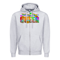Heather Grey queer Zipper Hoodie - HRA Design Shop