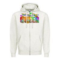 Oatmeal Heather queer Zipper Hoodie - HRA Design Shop
