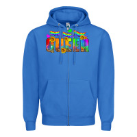 True Royal queer Zipper Hoodie - HRA Design Shop