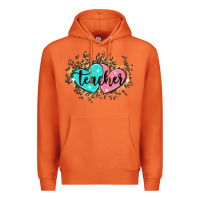 Carrot heart teacher Premium Hoodie - MaliasSmallBusiness