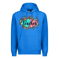 True Royal heart teacher Premium Hoodie - MaliasSmallBusiness