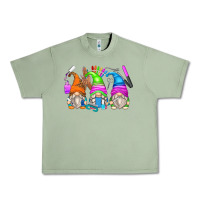 Oil Green nail tech gnomes Urban Heavy Tee - Zillion Design Studio
