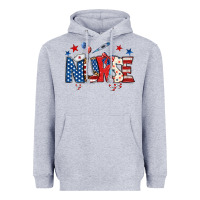 Heather Grey american nurse Heavyweight Hoodie - BundleAndBundleShop