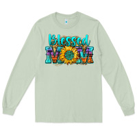 Matcha blessed mom sunflower Long Sleeve Tee - Zillion Design Studio