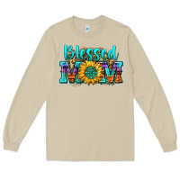 Mushroom blessed mom sunflower Long Sleeve Tee - Zillion Design Studio