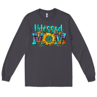 Smoke blessed mom sunflower Long Sleeve Tee - Zillion Design Studio