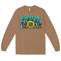 Toasted Coconut blessed mom sunflower Long Sleeve Tee - Zillion Design Studio