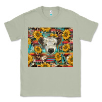 Matcha white Scottish calf and sunflowers Classic Tee - BarkalooDesign