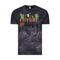 Cloud Black future cowboy Vintage Tee - MaliasSmallBusiness