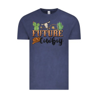 Vintage Denim future cowboy Vintage Tee - MaliasSmallBusiness