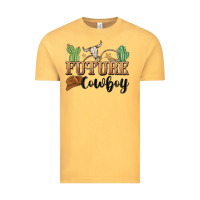 Vintage Mustard future cowboy Vintage Tee - MaliasSmallBusiness