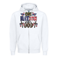 One Nation Under God Zipper Hoodie | Teevron