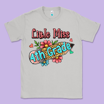 Little Miss Fourth Grade Classic Tee Designed By Ranaportraitstore