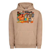 Pigment Burro happy turkey day Urban Hoodie - MaliasSmallBusiness