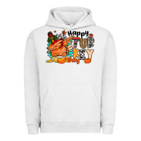 Pigment Lunar Rock happy turkey day Urban Hoodie - MaliasSmallBusiness