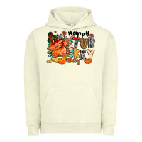 Pigment Pistachio happy turkey day Urban Hoodie - MaliasSmallBusiness