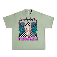 Oil Green somebodys problem Urban Heavy Tee - texasbilliewilder