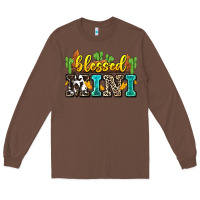 Chestnut blessed mini Long Sleeve Tee - Zillion Design Studio