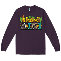 Plum blessed mini Long Sleeve Tee - Zillion Design Studio