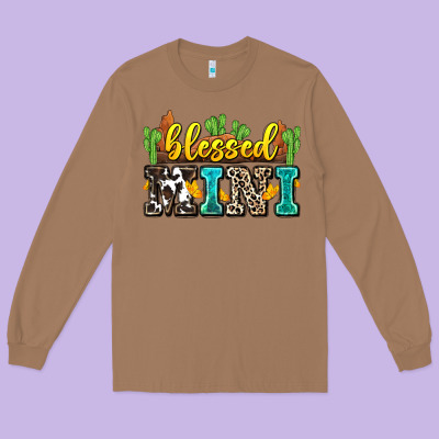 Blessed Mini Long Sleeve Tee Designed By Zillion Design Studio