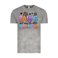 Cloud Rock paws and enjoy the little things Vintage Tee - MaliasSmallBusiness