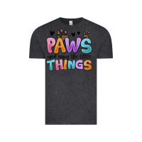 Vintage Black paws and enjoy the little things Vintage Tee - MaliasSmallBusiness