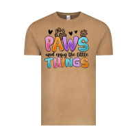 Vintage Camel paws and enjoy the little things Vintage Tee - MaliasSmallBusiness