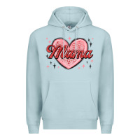 Blue Mist mama valentines Premium Hoodie - MaliasSmallBusiness
