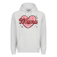 Dove Grey mama valentines Premium Hoodie - MaliasSmallBusiness