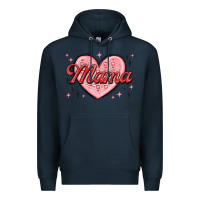 Navy mama valentines Premium Hoodie - MaliasSmallBusiness