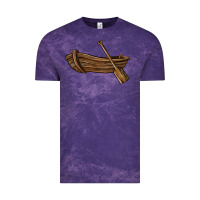 Cloud Purple rowboat Vintage Tee - BarkalooDesign