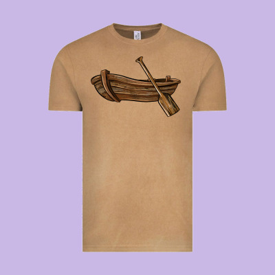 Rowboat Vintage Tee Designed By Barkaloodesign