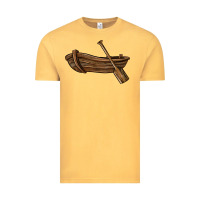 Vintage Mustard rowboat Vintage Tee - BarkalooDesign