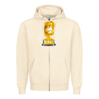 Sandshell baseball throphy cup fa element Zipper Hoodie - FaDigitalArtStudio