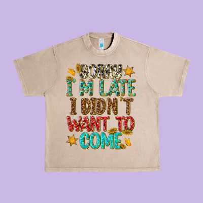Urban Heavy Tee sorry i am late i didnt want to come