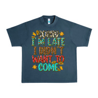 Midnight Navy sorry i am late i didnt want to come Urban Heavy Tee - texasbilliewilder