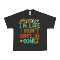 Pigment Black sorry i am late i didnt want to come Urban Heavy Tee - texasbilliewilder