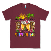 Burgundy the only b.s. i need is beer and sunshine Classic Tee - Zillion Design Studio