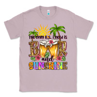 Lilac the only b.s. i need is beer and sunshine Classic Tee - Zillion Design Studio