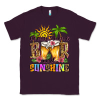 Plum the only b.s. i need is beer and sunshine Classic Tee - Zillion Design Studio