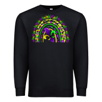 Black mardi gras rainbow Premium Sweatshirt - AdoDesignShop